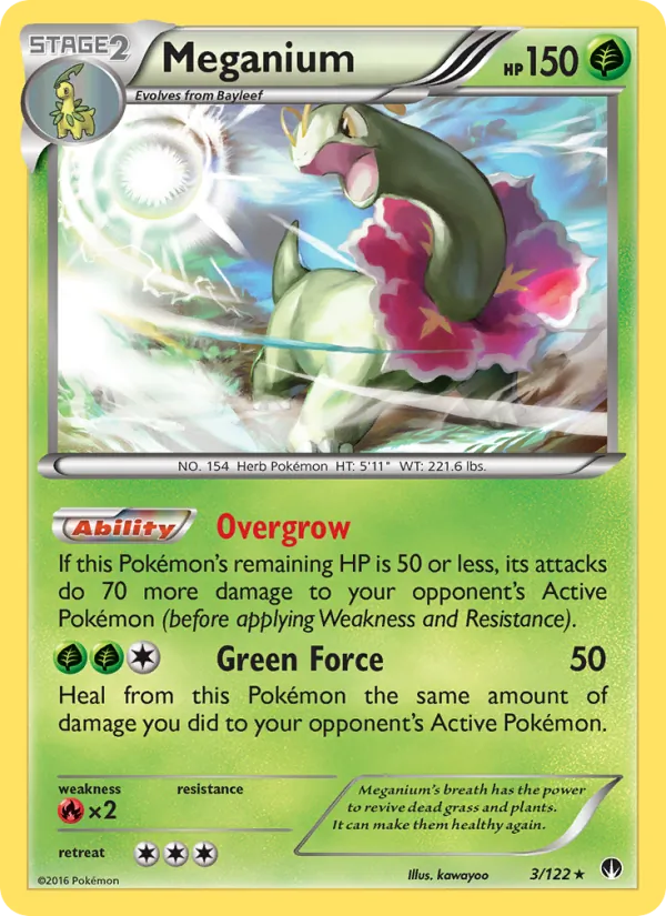 Meganium full card art