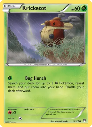 Kricketot #5 · BREAKpoint Pokémon card