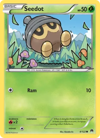 Seedot #4 · BREAKpoint Pokémon card
