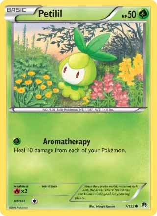 Petilil #7 · BREAKpoint Pokémon card