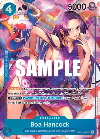 Boa Hancock (Parallel) #OP01-078-parallel · Romance Dawn One Piece card