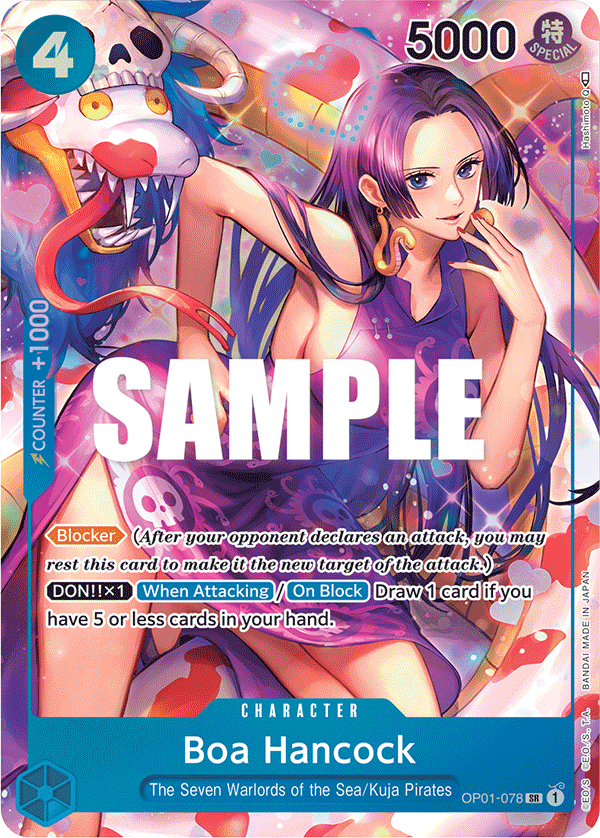 Boa Hancock (Parallel) full card art