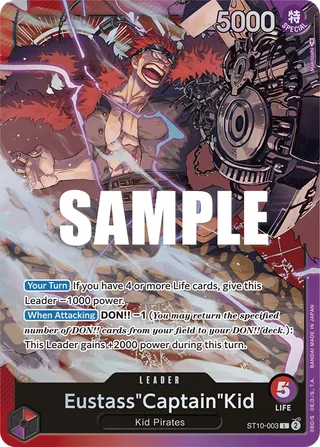 Eustass"Captain"Kid #ST10-003 · ST-10: Ultra Deck The Three Captains One Piece card