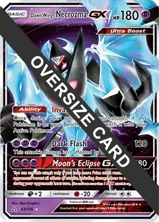 Dawn Wings Necrozma GX - 63/156 (Ultra Prism) #063 · Jumbo cards Pokémon card
