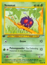 Venonat · Neo Destiny Pokémon card