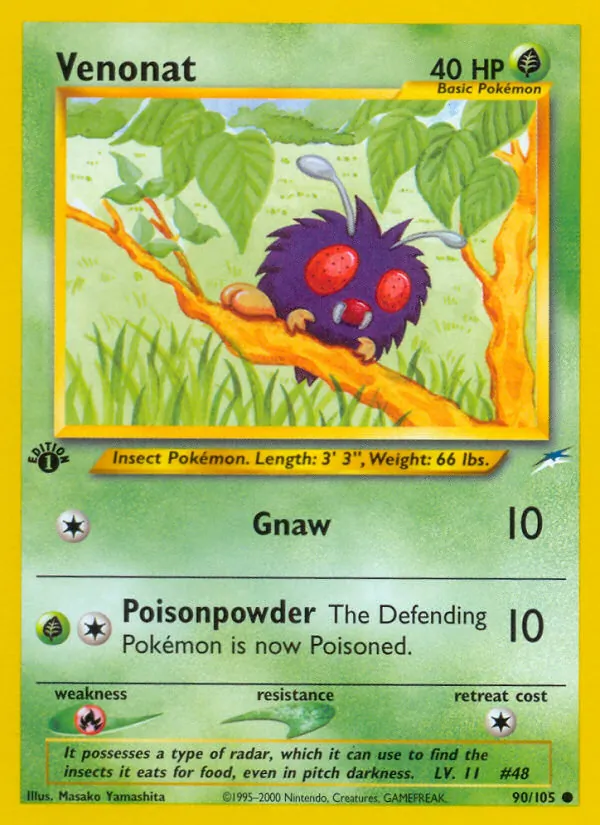 Venonat full card art