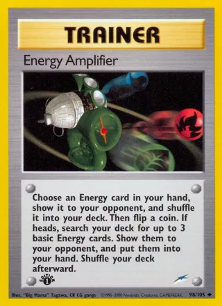 Energy Amplifier #98 · Neo Destiny Pokémon card