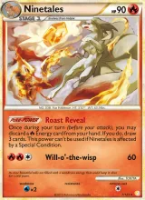 Ninetales · HeartGold SoulSilver Pokémon card