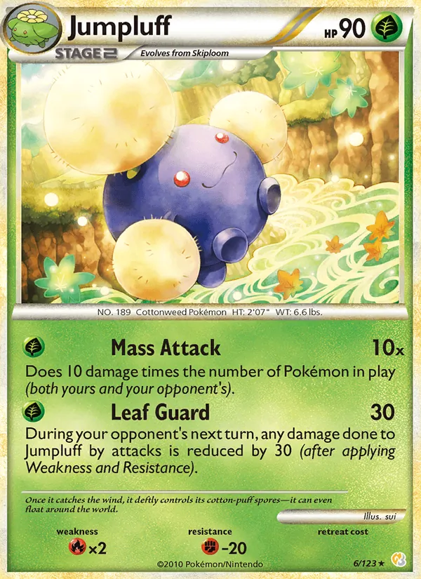 Jumpluff full card art