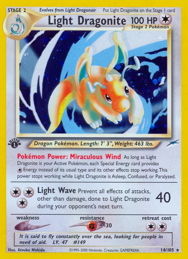 Light Dragonite full card art