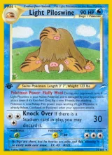 Light Piloswine · Neo Destiny Pokémon card