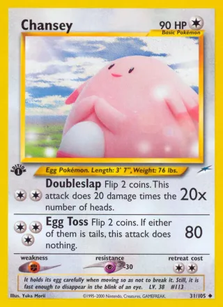 Chansey #31 · Neo Destiny Pokémon card
