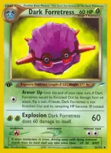Dark Forretress · Neo Destiny Pokémon card
