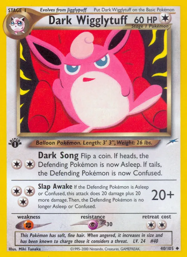 Dark Wigglytuff full card art