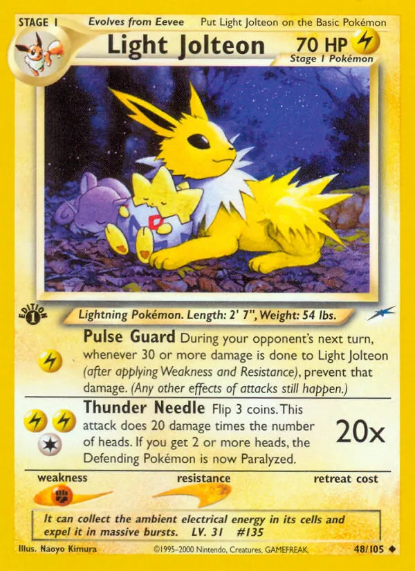 Light Jolteon full card art