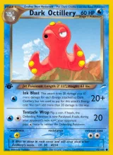 Dark Octillery · Neo Destiny Pokémon card