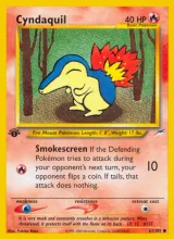Cyndaquil · Neo Destiny Pokémon card