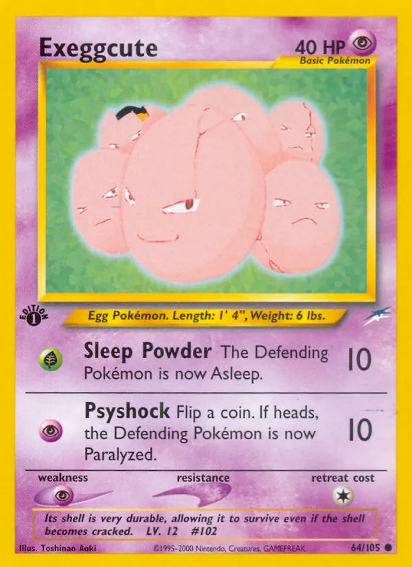 Exeggcute full card art