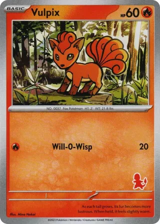 Vulpix #11 · My First Battle Pokémon card