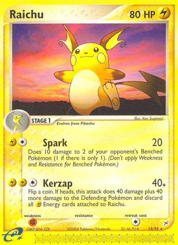 Raichu full card art
