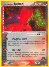 Team Magma's Torkoal · Team Magma vs Team Aqua Pokémon card