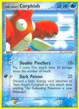 Team Aqua's Corphish · Team Magma vs Team Aqua Pokémon card