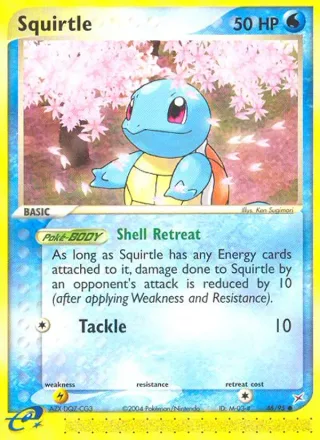 Squirtle #46 · Team Magma vs Team Aqua Pokémon card
