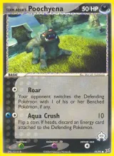 Team Aqua's Poochyena · Team Magma vs Team Aqua Pokémon card