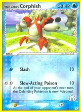 Team Aqua's Corphish · Team Magma vs Team Aqua Pokémon card