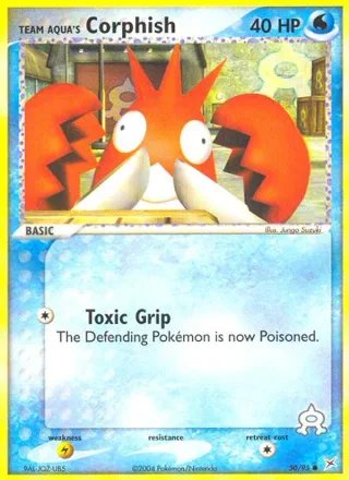Team Aqua's Corphish #50 · Team Magma vs Team Aqua Pokémon card