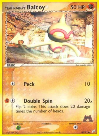 Team Magma's Baltoy #60 · Team Magma vs Team Aqua Pokémon card