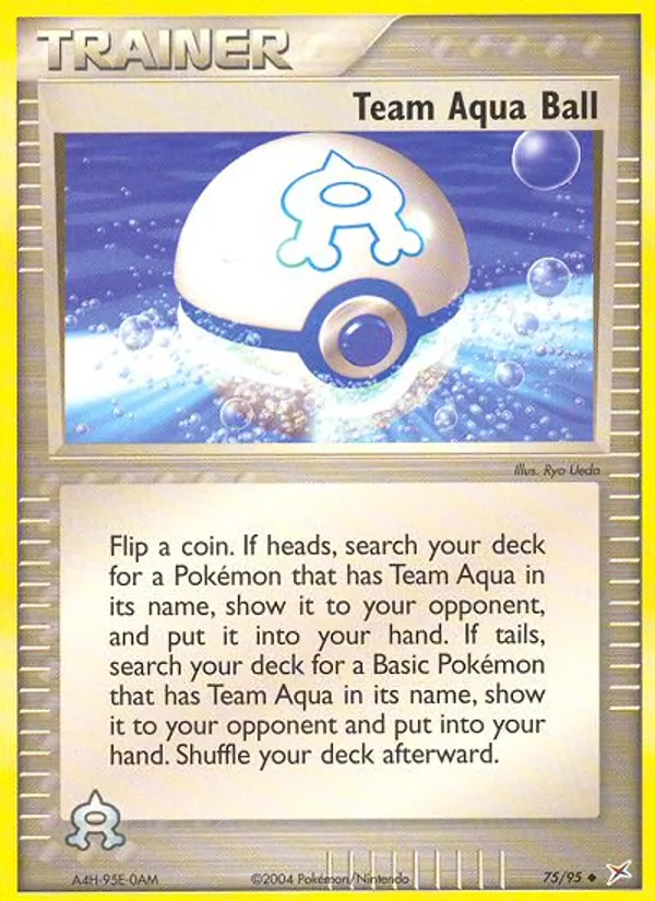 Team Aqua Ball full card art