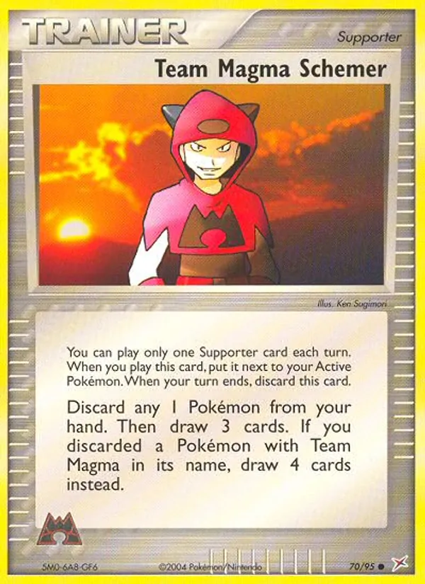 Team Magma Schemer full card art