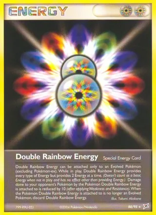 Double Rainbow Energy #88 · Team Magma vs Team Aqua Pokémon card