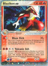 Blaziken ex · Team Magma vs Team Aqua Pokémon card
