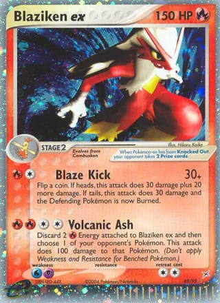 Blaziken ex #89 · Team Magma vs Team Aqua Pokémon card