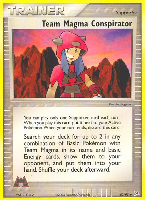 Team Magma Conspirator full card art
