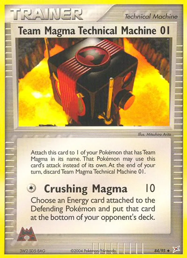 Team Magma Technical Machine 01 full card art