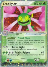 Cradily ex · Team Magma vs Team Aqua Pokémon card