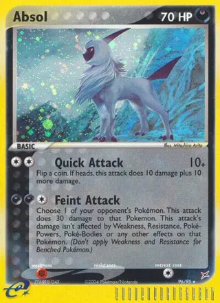 Absol #96 · Team Magma vs Team Aqua Pokémon card