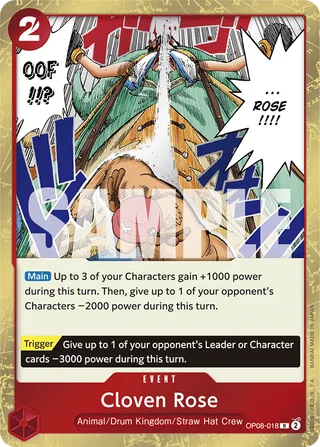 Cloven Rose #OP08-018 · Two Legends One Piece card
