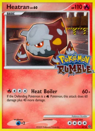Heatran #4 · Pokémon Rumble Pokémon card