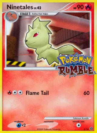 Ninetales #3 · Pokémon Rumble Pokémon card