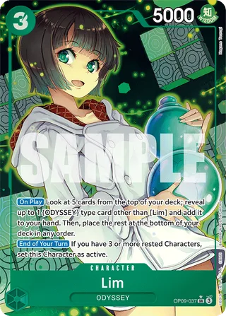 Lim (Parallel) #OP09-037-parallel · Emperors in the New World One Piece card