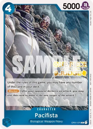 Pacifista (Judge Pack Vol. 3) #OP01-075-judge-pack-vol-3 · One Piece Promotion Cards One Piece card
