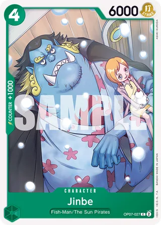 Jinbe #OP07-027 · 500 Years in the Future Pre-Release Cards One Piece card