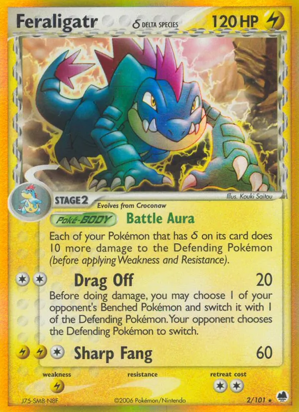 Feraligatr δ full card art