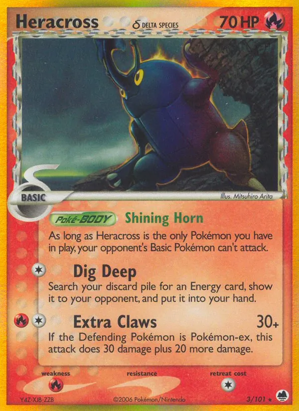 Heracross δ full card art