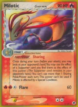 Milotic δ · Dragon Frontiers Pokémon card