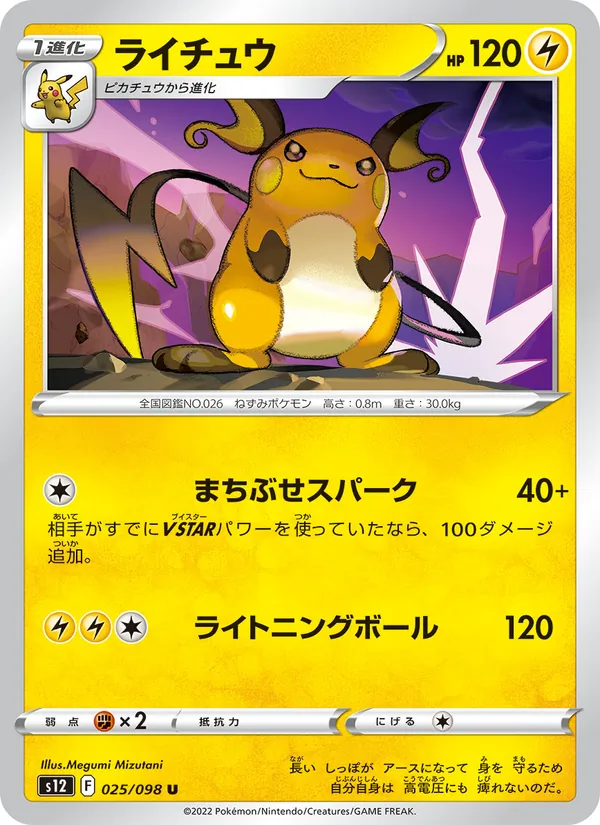 Raichu full card art